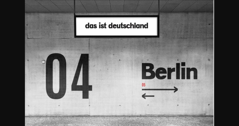 Berlin Font Poster 4