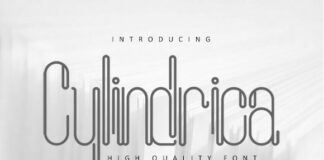 Cylindrica Font