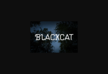 Blackcat Font Poster 1