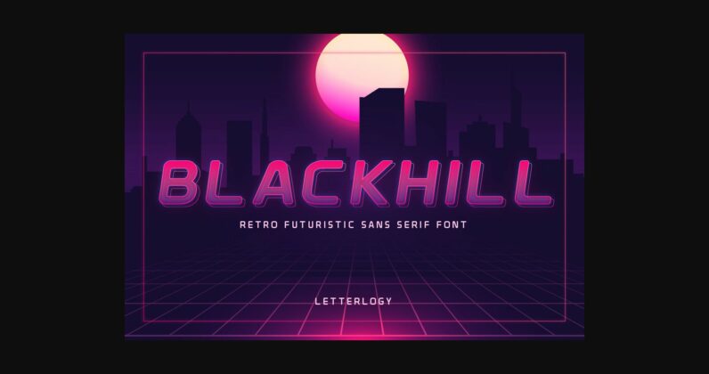 Blackhill Font Poster 1