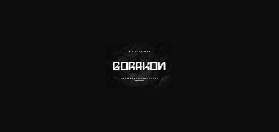 Borakon Font Poster 1