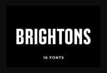 Brightons Font Poster 1