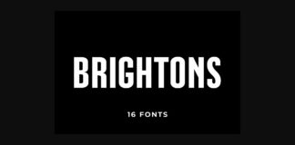Brightons Font Poster 1
