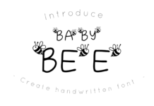 Baby Bee Font Poster 1