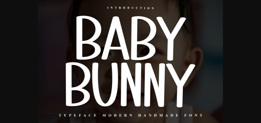 Baby Bunny Font Poster 3