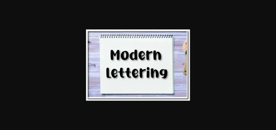 Baby Cute Font Poster 4