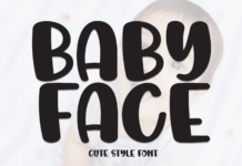 Baby Face Font Poster 1