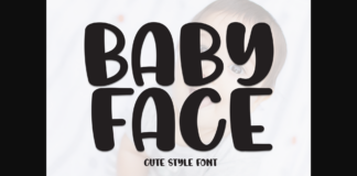 Baby Face Font Poster 1