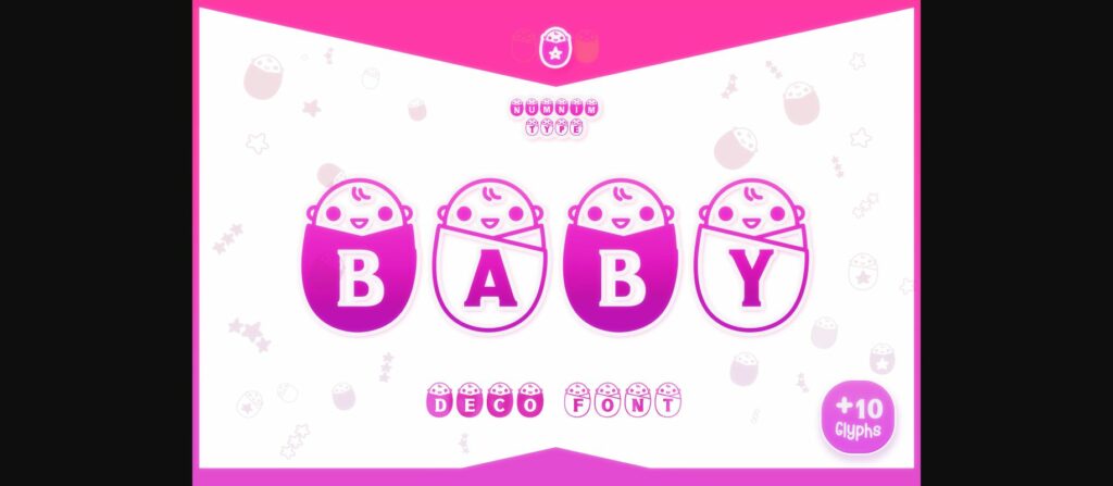 Baby Font Poster 1