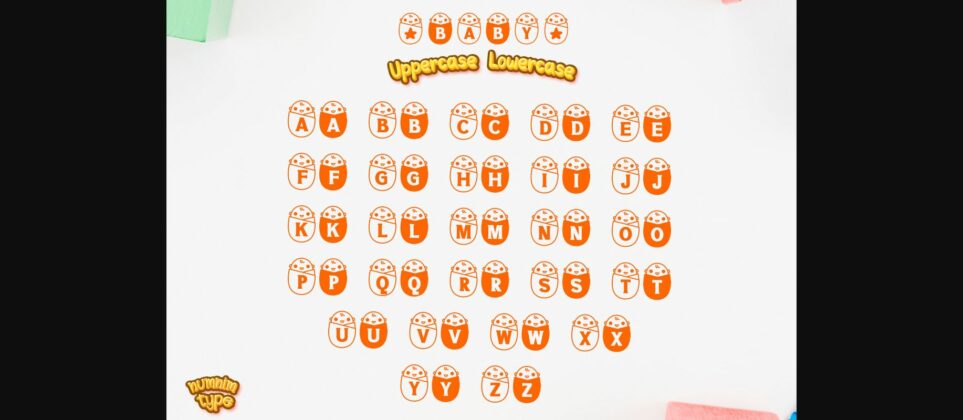 Baby Font Poster 11