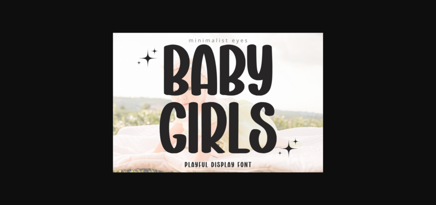 Baby Girls Font Poster 1