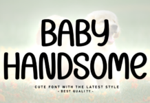 Baby Handsome Font Poster 1