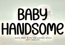 Baby Handsome Font Baby Handsome Font Poster 1