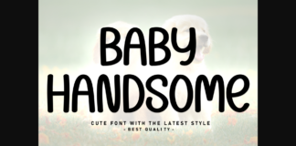 Baby Handsome Font Poster 1