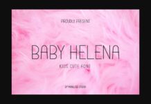 Baby Helena Font Poster 1