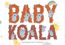 Baby Koala Font Poster 1