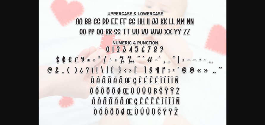 Baby Love Font Poster 9