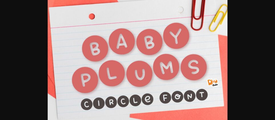 Baby Plums Font Poster 3