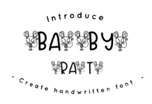 Baby Rat Font Poster 1