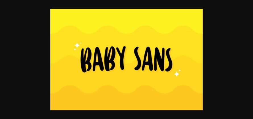 Baby Sans Font Poster 3