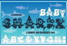 Baby Sharkz Font Poster 1