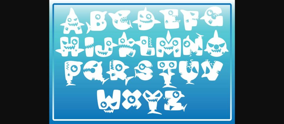 Baby Sharkz Font Poster 4