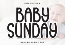 Baby Sunday Font Poster 1