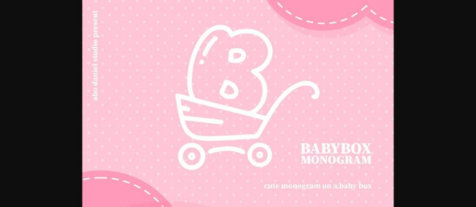 Babybox Monogram Font Poster 3