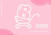 Babybox Monogram Font Poster 1