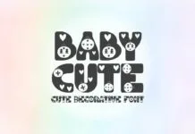 Babycute Font Babycute Font Poster 1