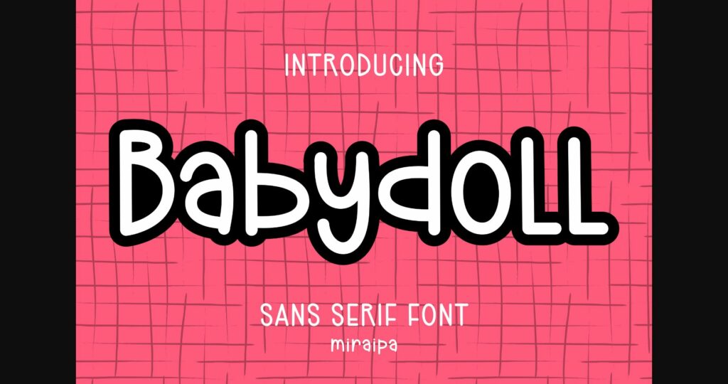 Babydoll Font Poster 3