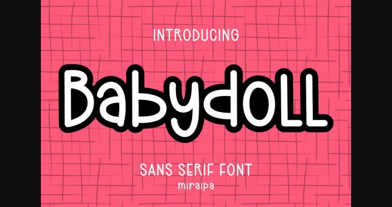 Babydoll Font Poster 3