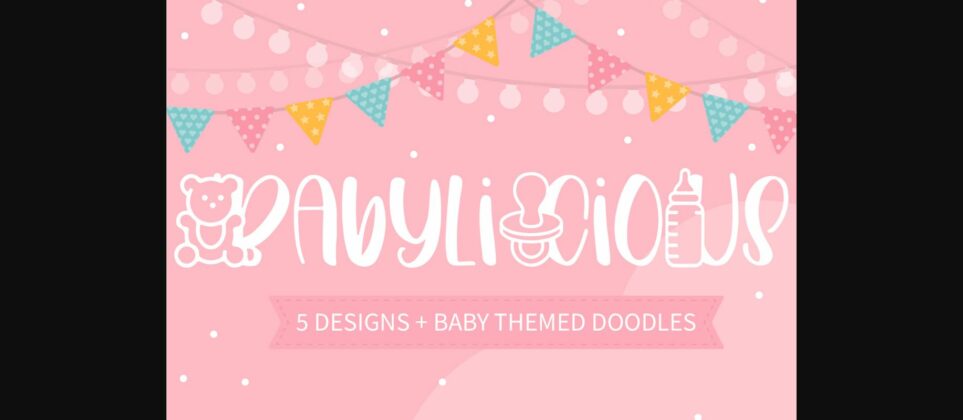 Babylicious Font Poster 3