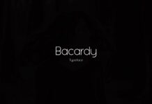 Bacardy Font Poster 1