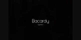Bacardy Font Poster 1