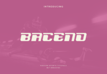 Baceno Font Poster 1