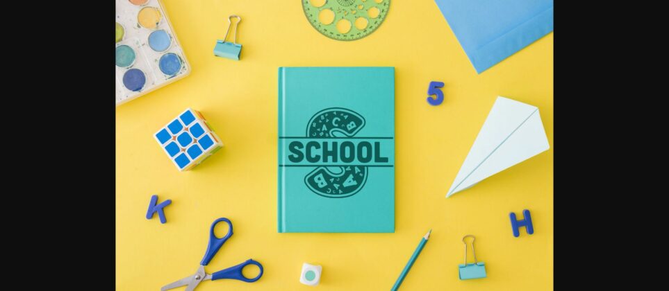 Back to School Monogram Font Poster 5