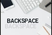 Backspace Font Poster 1