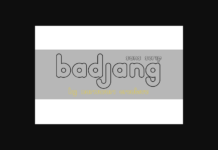 Badjang Font Poster 1