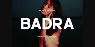 Badra Font Poster 1