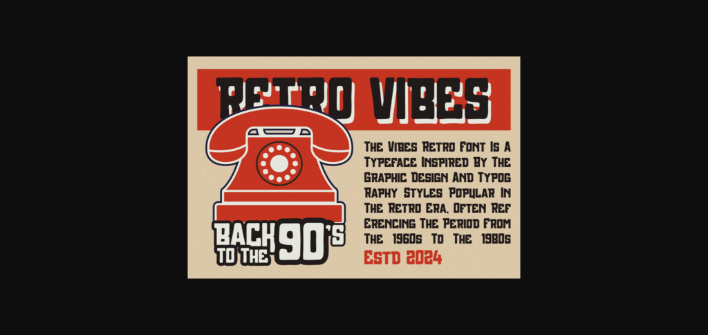 Baeno Font Poster 9
