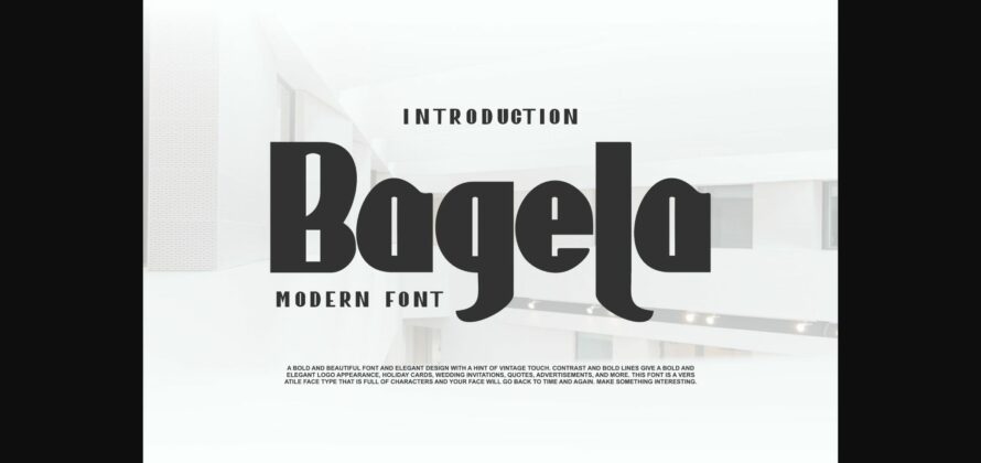 Bagela Font Poster 3