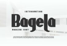 Bagela Font Poster 1