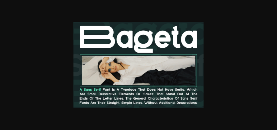 Bageta Font Poster 6