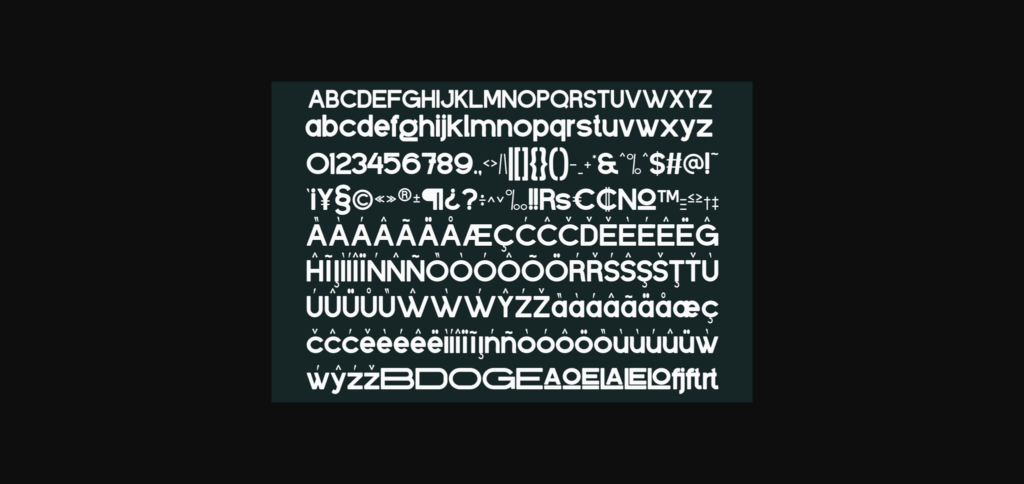 Bageta Font Poster 9