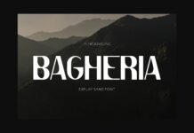 Bagheria Font Poster 1