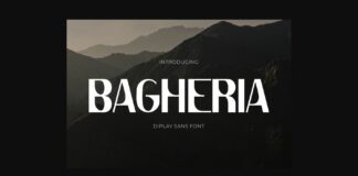 Bagheria Font Poster 1