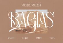 Bagias Font Poster 1