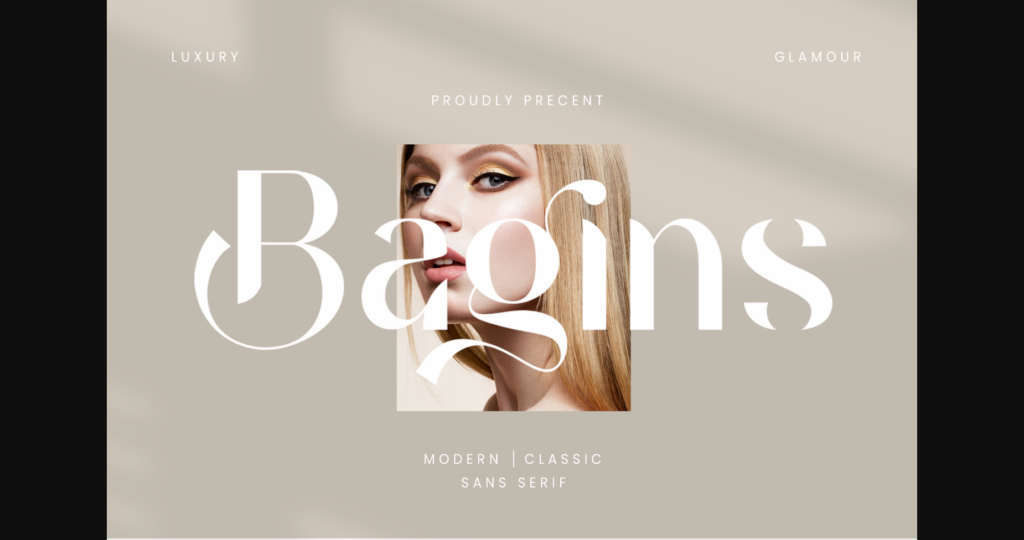 Bagins Font Poster 1