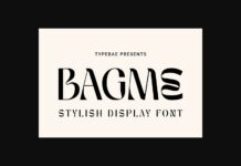 Bagme Font Poster 1